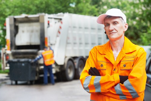 Business waste removal truck in Bromley