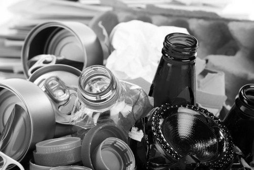 Vans outside a Bromley residential street ready for house clearance