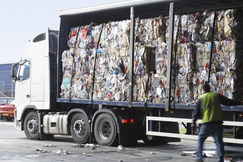 Sustainable furniture disposal scene in Bromley environment